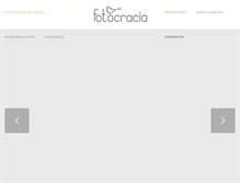 Tablet Screenshot of fotocracia.com